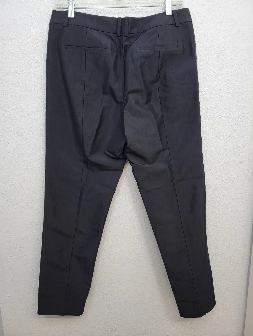 J Crew Slim-fit trouser in sateen CN751 Size 8 NWT  Black $198 Retail